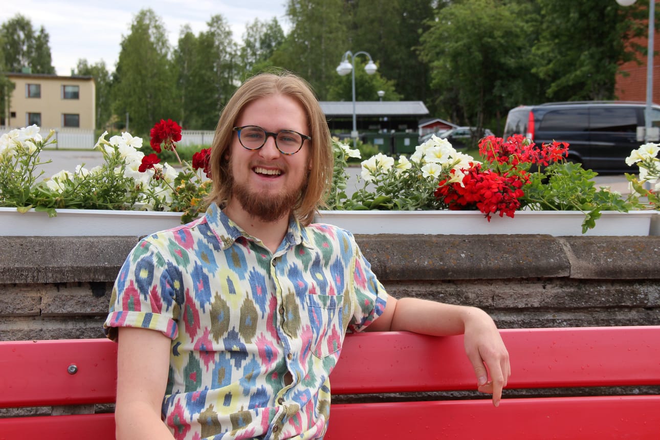 Ville Wallgren on kansainvälinen nuori mies, jonka juuret äidin puolelta ovat Pudasjärvellä.