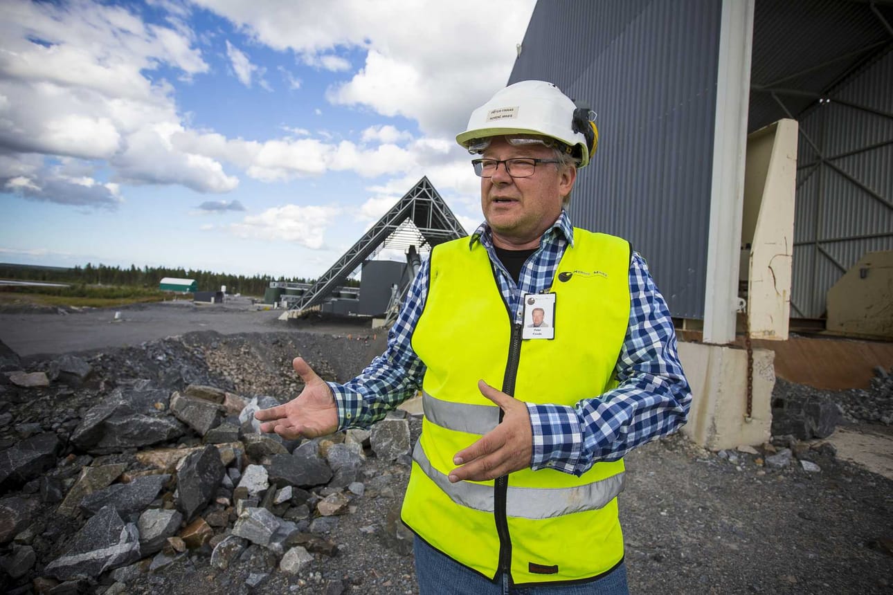 Kaivoksen johtaja Peter Finnäs on toiveikas Firesteelin suhteen: yhtiössä on sekä kaivosalan asiantuntemusta kuin myös valmiuksia rahoituksen järjestämiseen.