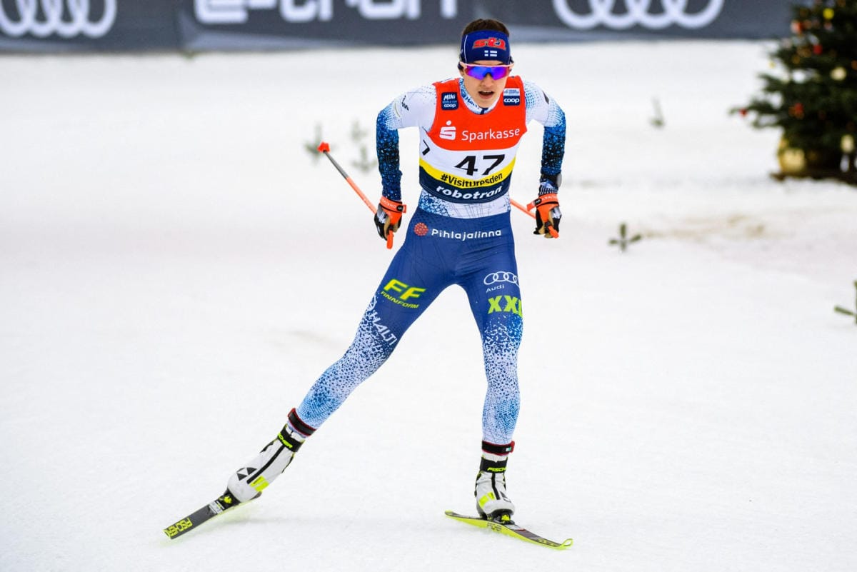 Jasmin Kähärä Dresdenin maailmancupissa. Lehtikuva/AFP