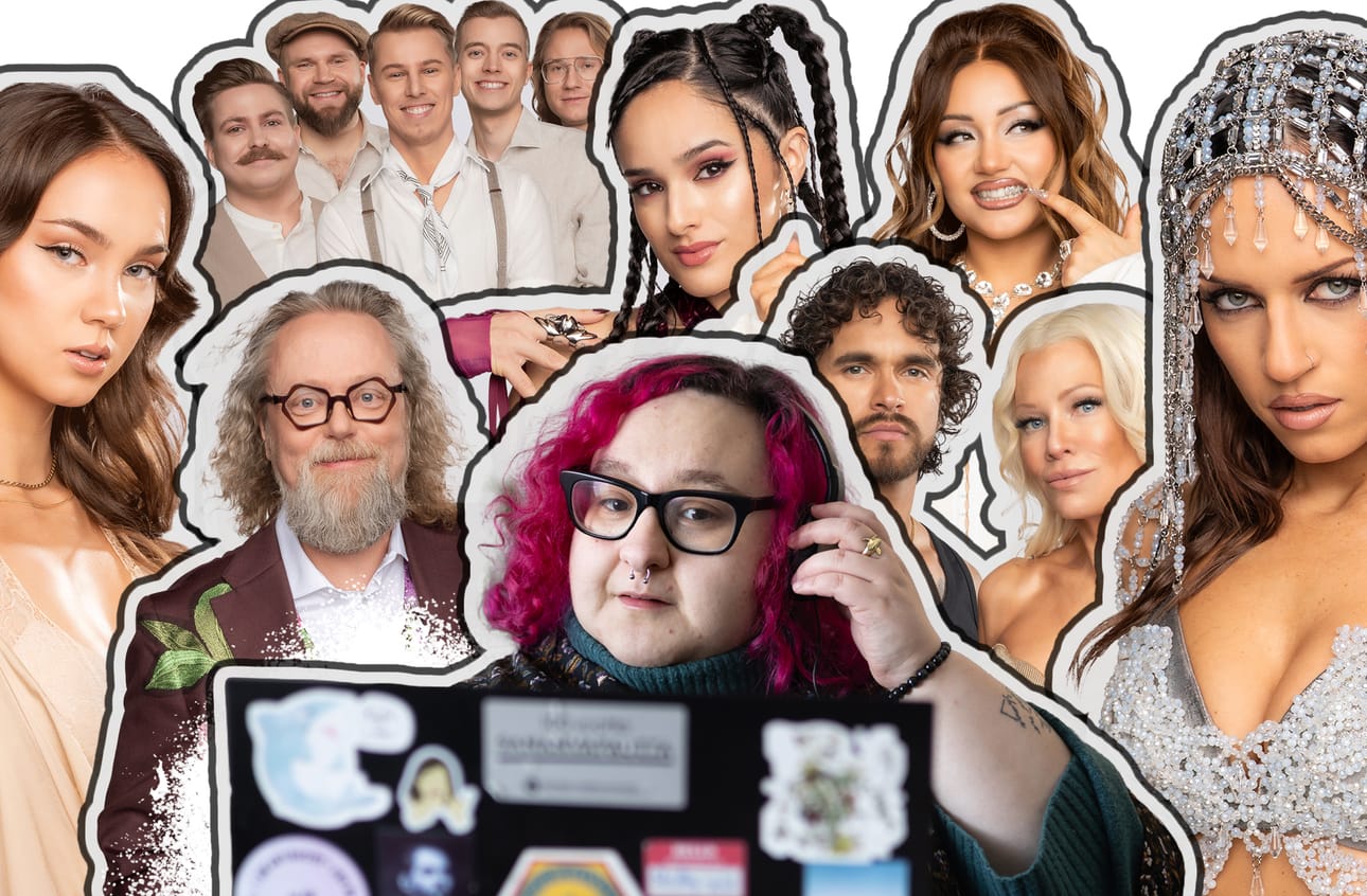 UMK- ja Euroviisuekspertti Aisha Benahmed kuunteli finalistikappaleet herkällä korvalla ja asiantuntevasti.