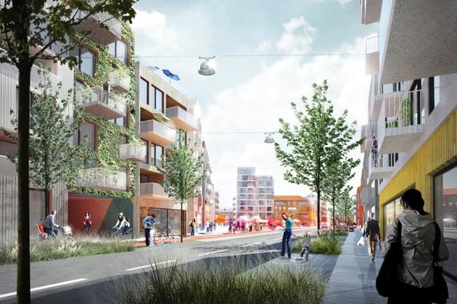 Kaupungin asunto- ja maapoliittisessa ohjelmassa linjataan, että Ravilaaksoon tulee monipuolisia ja myös uudenlaisia asumistyyppejä. KUVA: MANDAWORKS