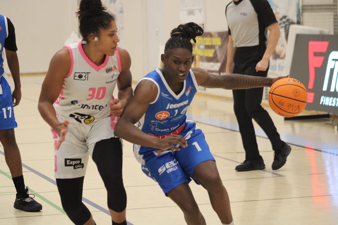 Tynice Martin oli Vedon tehokkain pussittaja.