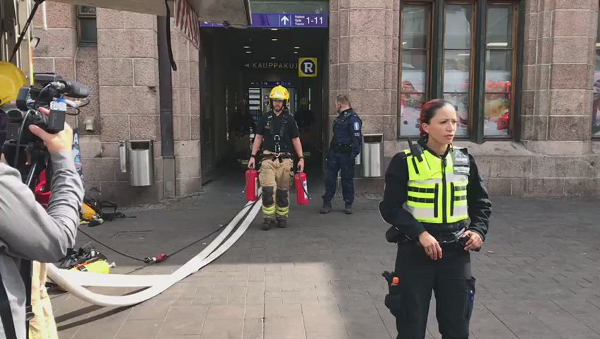 Helsingin rautatieasemalla paloi keskiviikkona