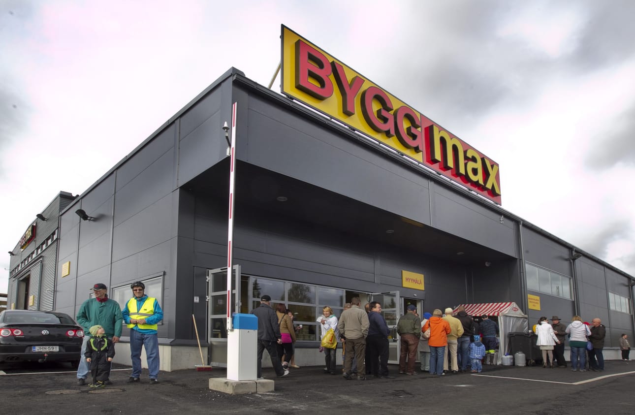 Byggmax sulkee Oulun liikkeensä.