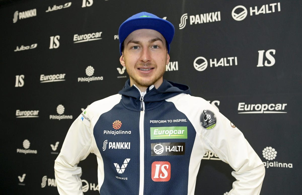 Suurimmat suomalaisodotukset kohdistuvat Ilkka Herolaan. Hän aloittaa olympiaurakkansa tänään yhdistetyn normaalimäen kilpailussa. LEHTIKUVA / Vesa Moilanen
