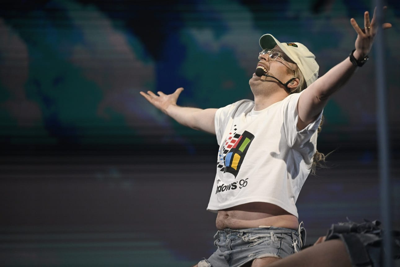 Windows95Man valittiin Suomen euroviisuedustajaksi yleisöäänillä.