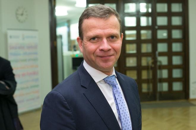 Valtiovarainministeri Petteri Orpo (kok.) on eri mieltä osasta Lauri Nurmen kirjassa esitetyistä väitteistä. KUVA: Compic/Pekka Sipola, arkisto