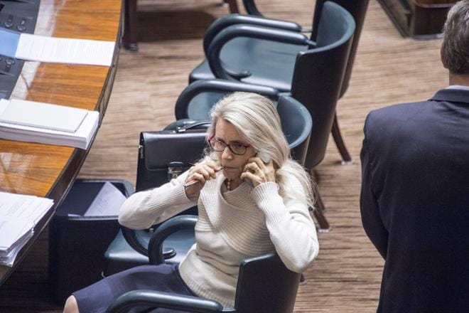 Kansanedustaja Päivi Räsänen on vaatinut lisäsatsauksia Suomen juutalaisyhteisön turvallisuuden takaamiseksi. KUVA: Kimmo Penttinen