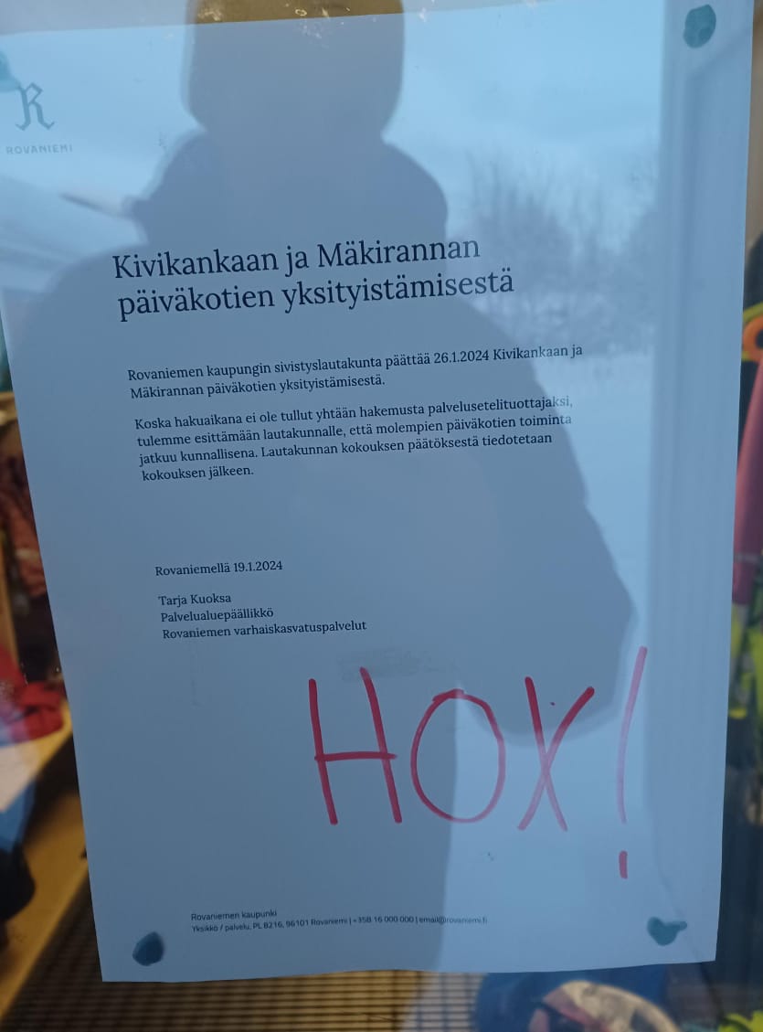 Kivikankaan ja Mäkirannan yksityistäminen ei ole toteutumassa.