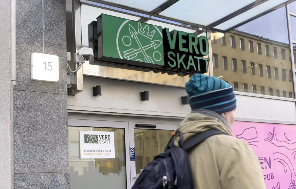 Korkeimmillaan yritysten ja yksityishenkilöiden verovelka oli marraskuussa 2020, jolloin veroja oli maksamatta 4,8 miljardin euron edestä. LEHTIKUVA / VESA MOILANEN