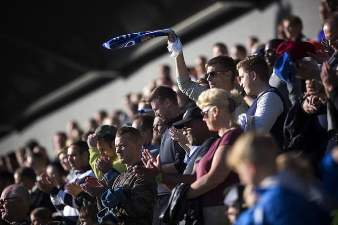 Suomi ja Hollanti kohtasivat EM-esiturnauksessa Hietalahden stadionilla. Tunnelma varmasti paranee entisestään, kun tosikoitokset alkavat heinäkuun puolivälissä. KUVA: JARNO PELLINEN