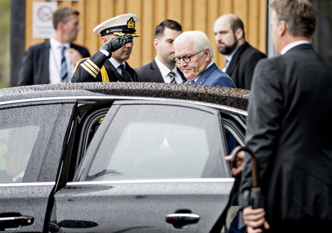 Saksan liittopresidentti Oulussa. Saksan liittopresidentti Frank-Walter Steinmeierin ja rouva Elke Bûdenbenderin valtiovierailu Suomeen.