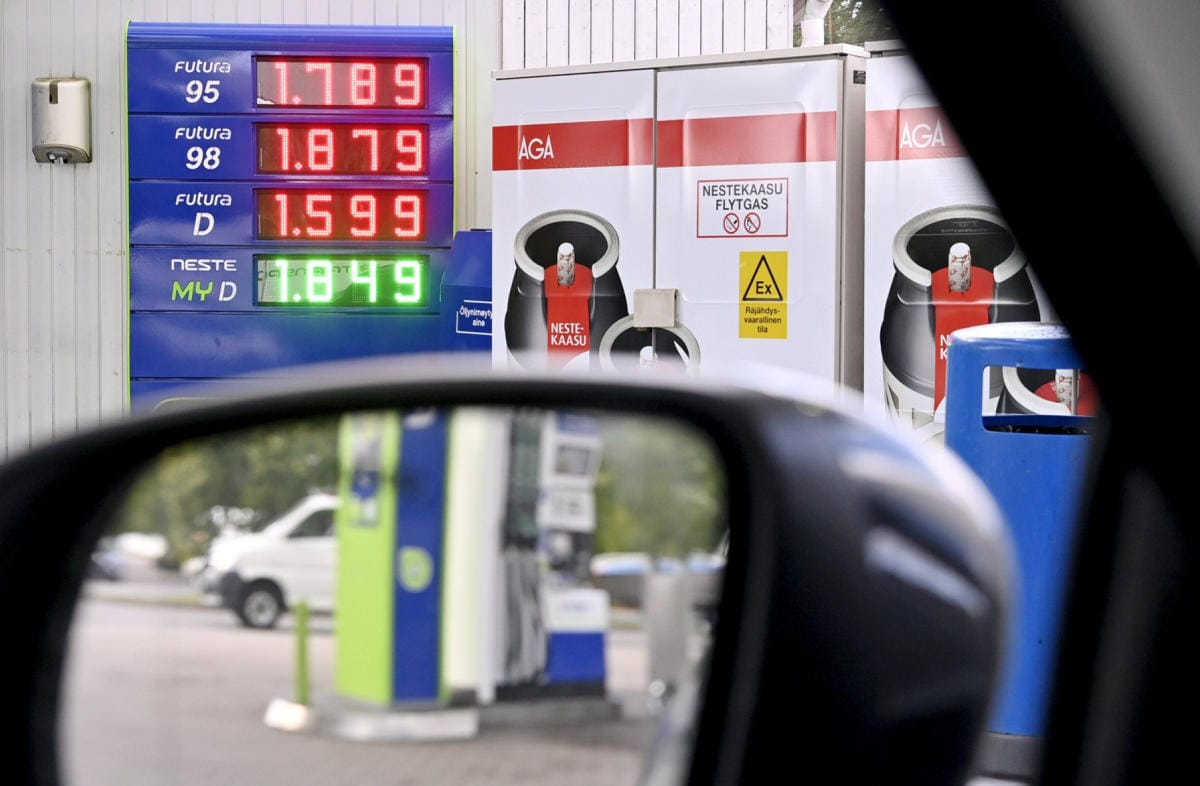Euroalueen inflaatiota on kiihdyttänyt ennätyslaukkaan etenkin energian hintojen nousu. LEHTIKUVA / JUSSI NUKARI