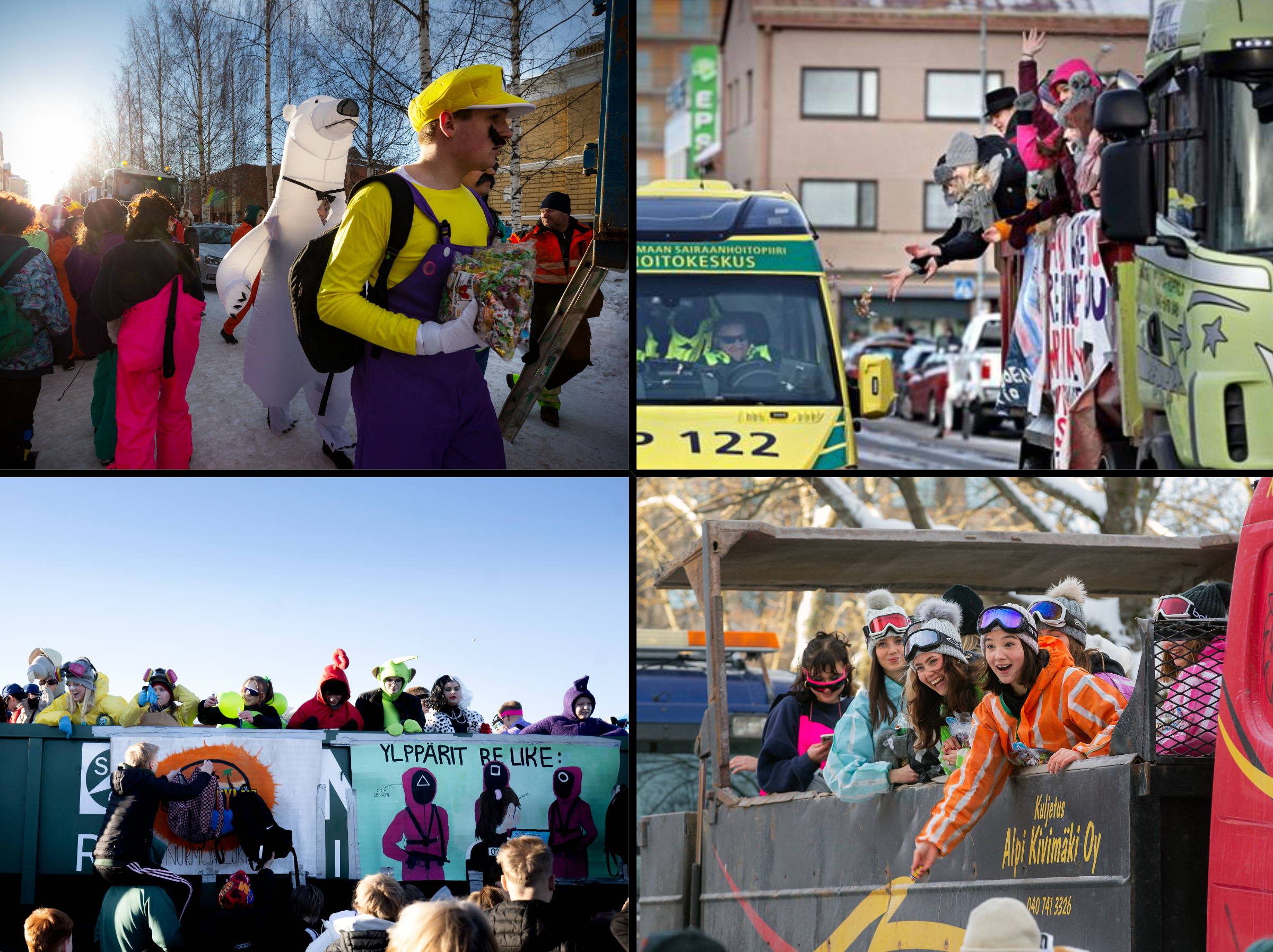 Ilkka-Pohjalainen seurasi abien penkkaripäivää Seinäjoella ja Vaasassa