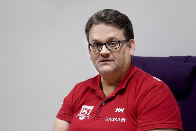 Jarkko Uotila haluaa olla mukana tukemassa nuoria eteläpohjalaisia painilahjakkuuksia. KUVA: HEIKKI HAKANEN