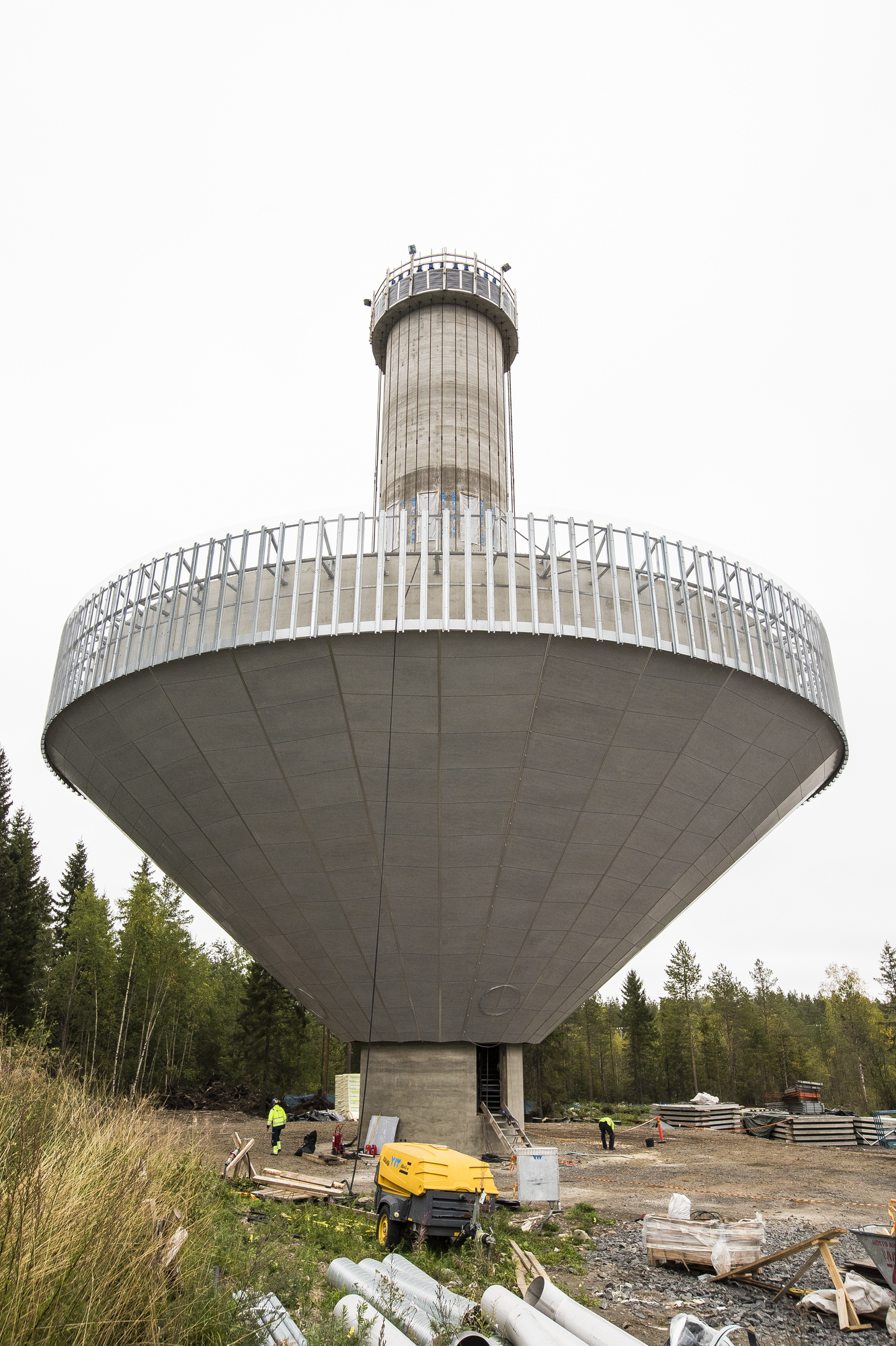 Raahen uuden vesitornin rakentaminen.
Raahen Vesi, vesitorni, rakentaminen, YIT