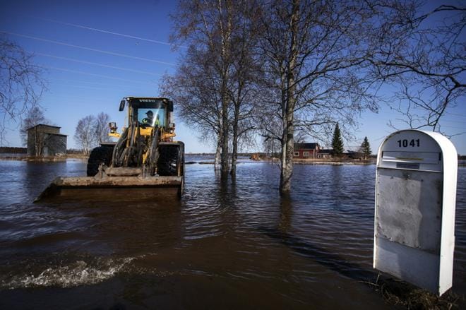 Tulvatilanne KyrÃ¶nmaalla. PÃ¤Ã¤kuva SisÃ¤lle