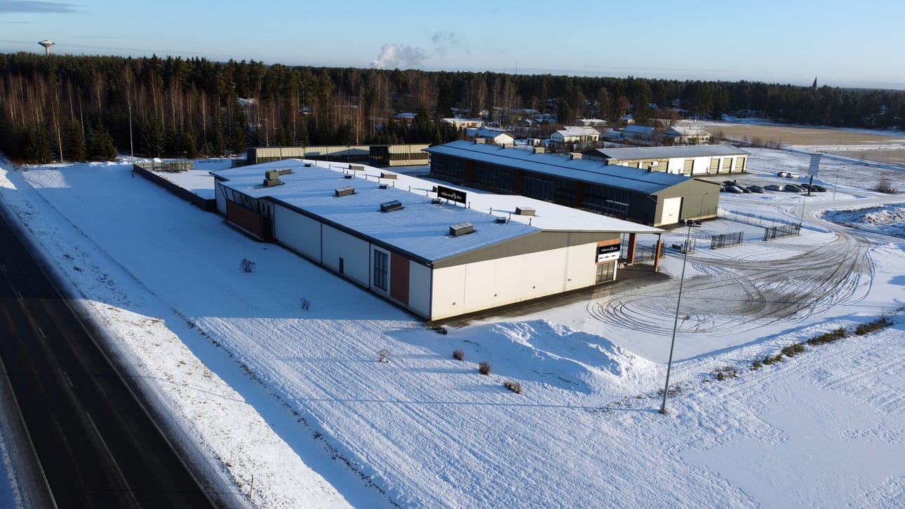 Härmä Airin tulevat tilat ovat hyvässä sijainnissa, valtatien 19 varrella.