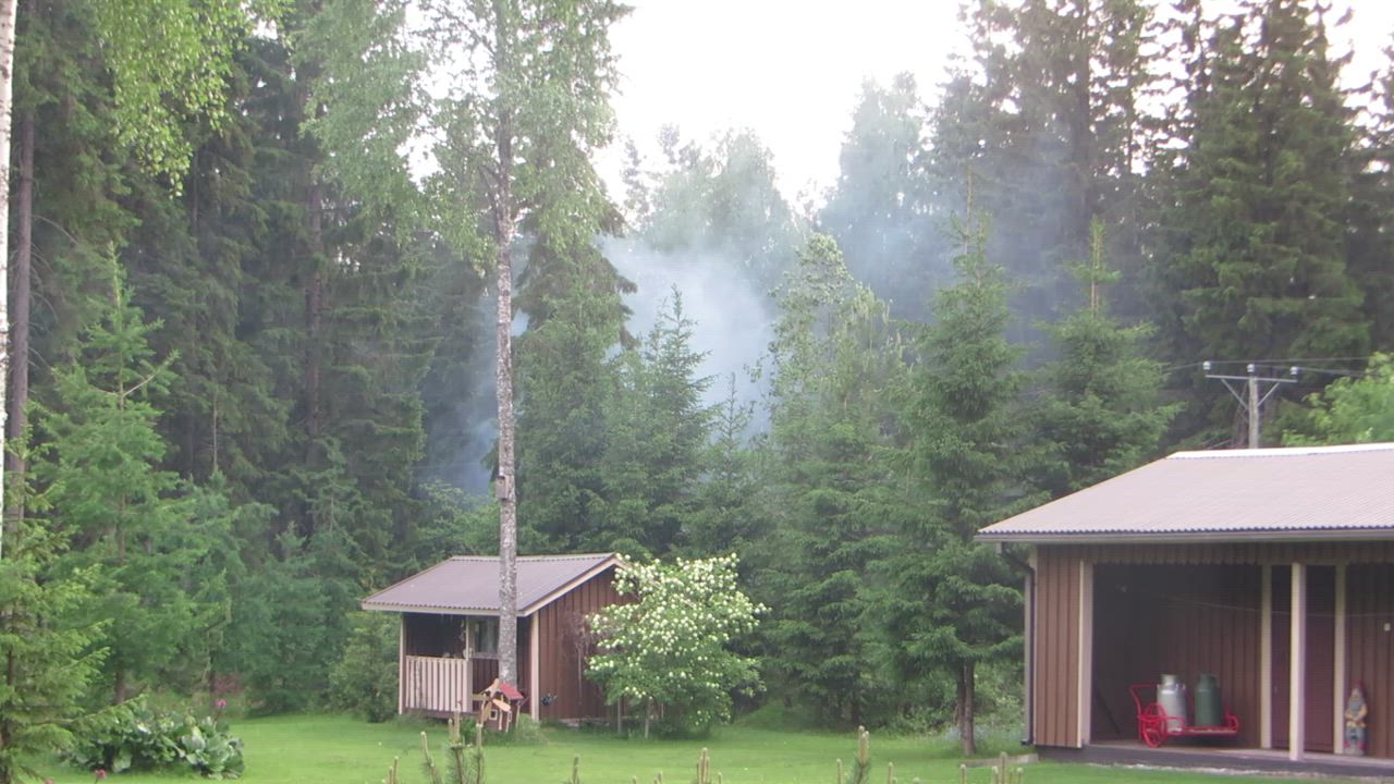 Myrsky kaatoi puun linjan päälle