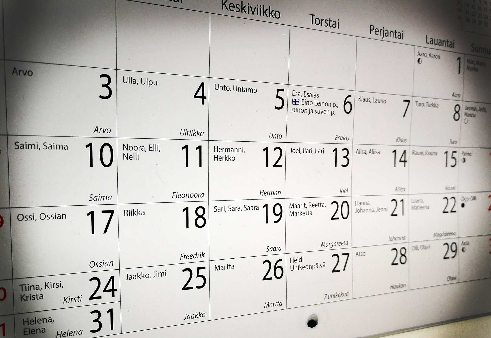 Naistenviikko alkaa tänään – sateisiin syytä varautua
