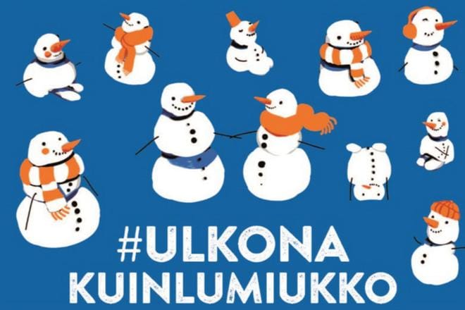 Suomenselän Samoilijat ry haastaa kaikki Ähtärin, Soinin ja Lehtimäen koulut, päiväkodit, päiväkerhot, perhepäivähoitajat sekä kaikki äidit ja isät, mummut ja papat jälkipolvineen rakentamaan ja kuvaamaan tekemiään lumiukkoja 14 maaliskuuta saakka.