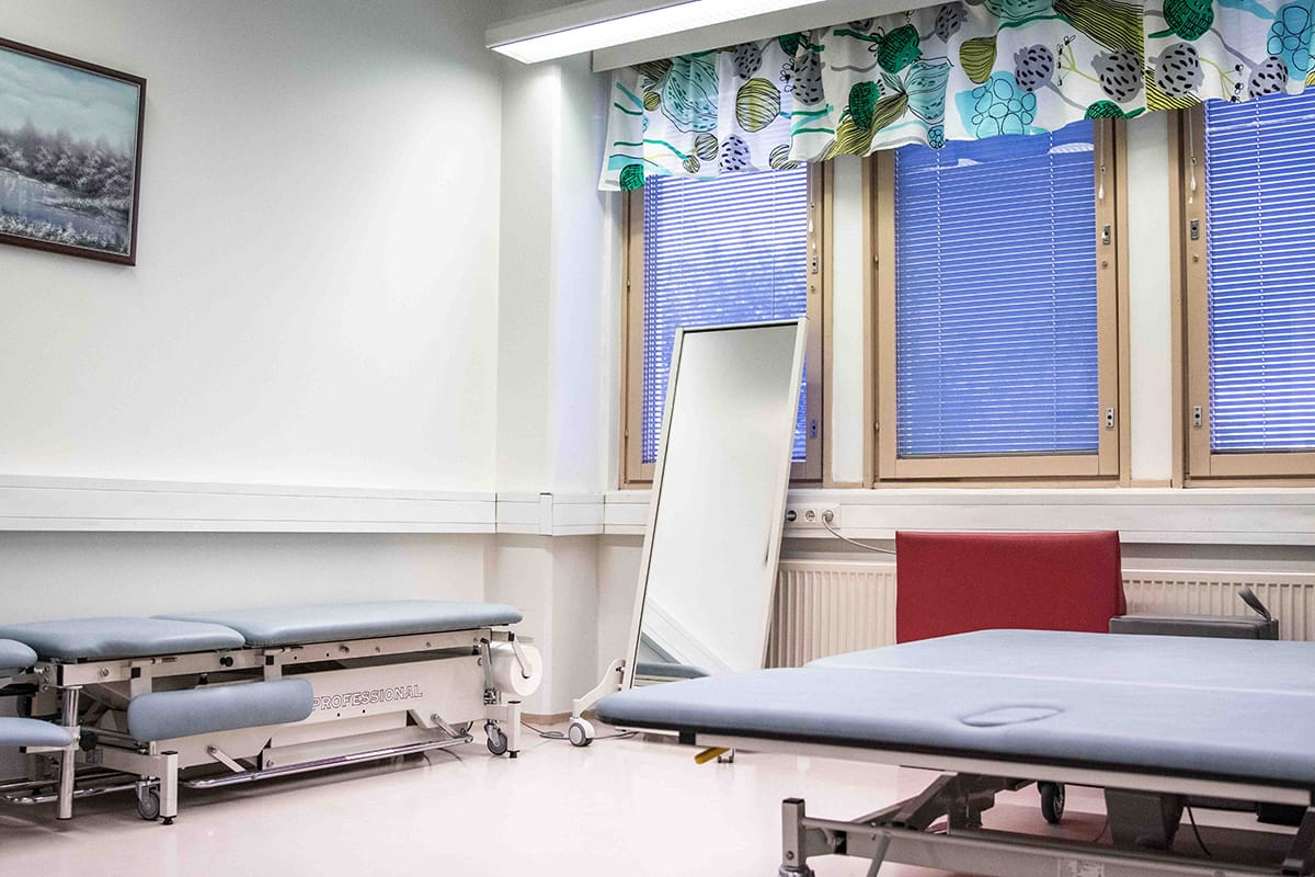 Kuntoutus- tai terveysalan toimijalle Rovaniemen Kuntokeskuksen tilat ovat ihanteelliset. Uusi laitekanta, tehokas ilmastointi ja esteetön liikkuvuus on räätälöity erityisesti kyseisten toimialojen tarpeisiin.