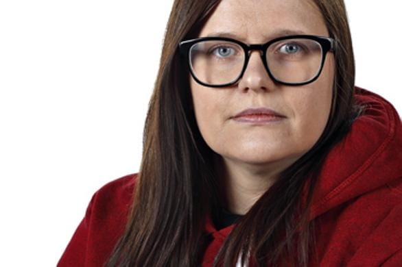 Maija Saanio, kolumnikuva.