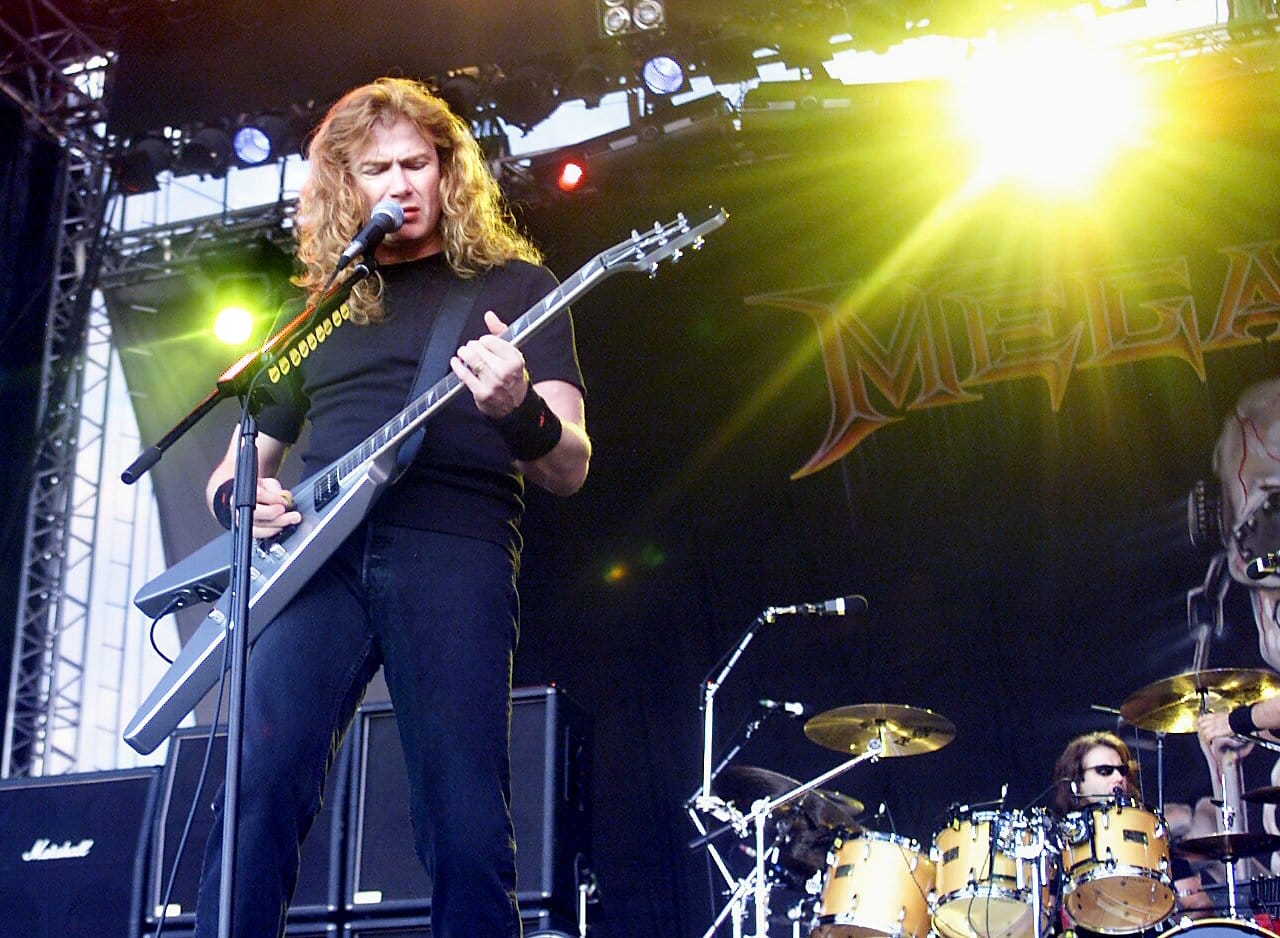 Megadeth on esiintynyt Oulussa aiemminkin. Kuva vuodelta 2001.