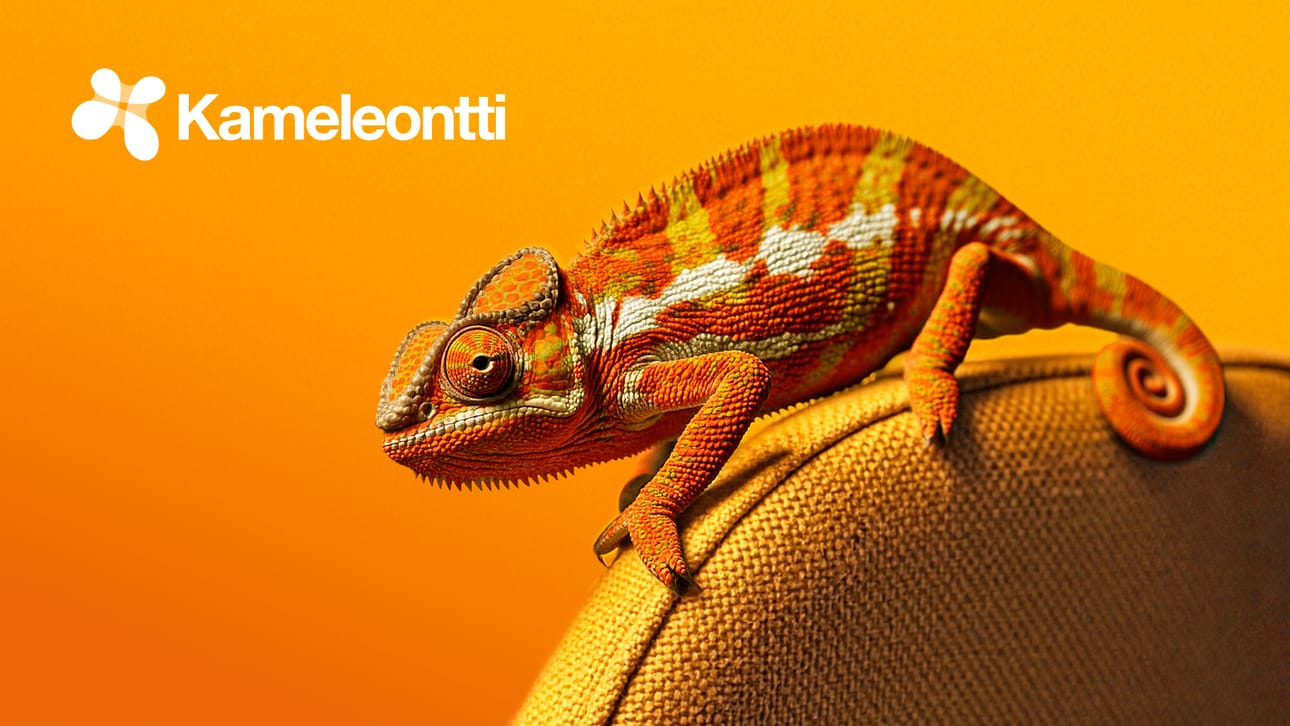 Vaasan Kameleontti muuntuu ja taipuu.