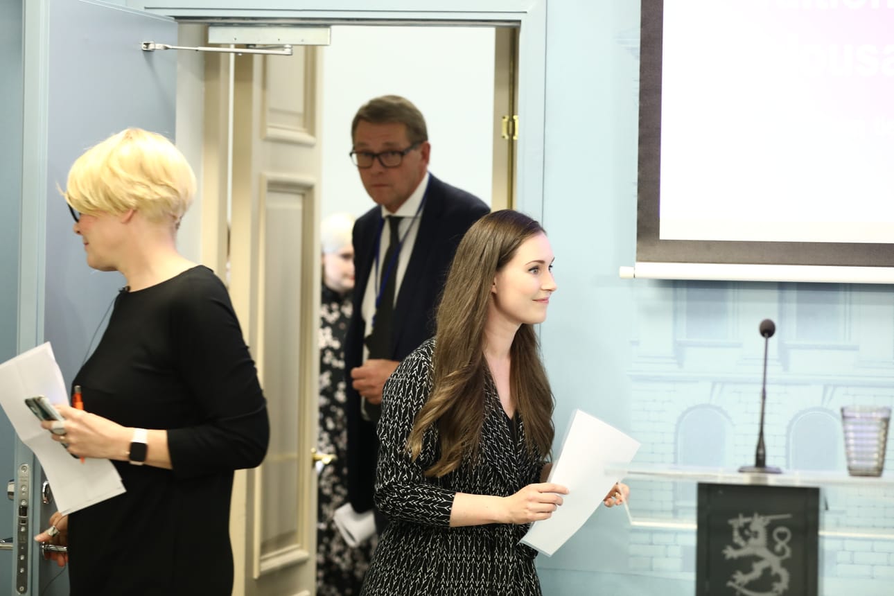 Hallitus kertoi tiedotustilaisuudessa ensi vuoden talousarviosta pääministeri Sanna Marinin johdolla keskiviikkona.