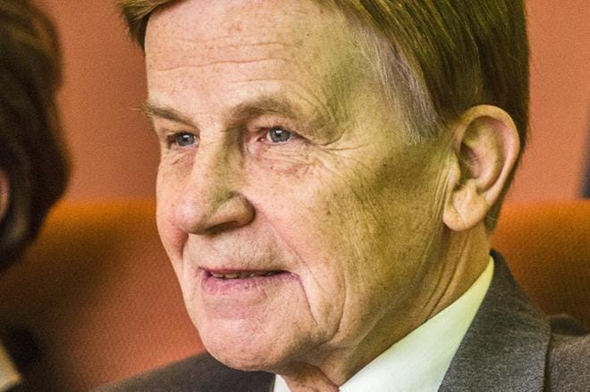Varapuhemies, kansanedustaja Mauri Pekkarinen on ehdolla keskustan eurovaaliehdokkaaksi. KUVAT: LENNART HOLMBERG