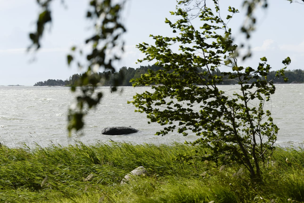 Maanantai-iltana helle saa seurakseen raivokasta ukkosta ja sadetta. Rajuilma riepottelee lähes koko eteläistä Suomea. LEHTIKUVA / Mikko Stig