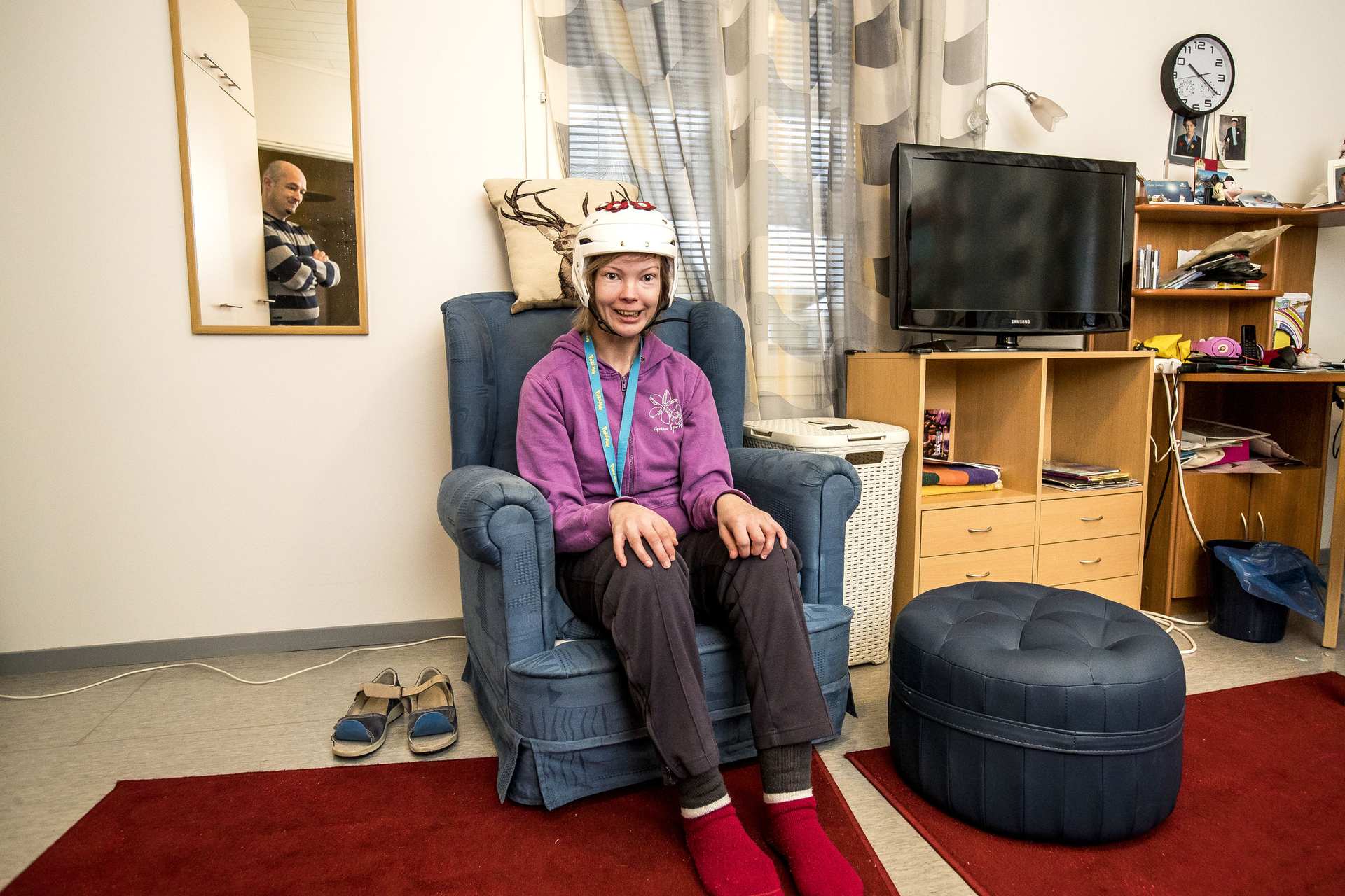 Anu on muuttanut Karentiaan Raahesta vuonna 2012. –Raahessa on lapsuudenkoti ja täällä aikuisenkoti, erottelee käsistään kätevä Anu.