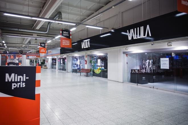 Vallilan Vaasan-myymälä on kooltaan 200 neliömetriä. KUVA: JARNO PELLINEN