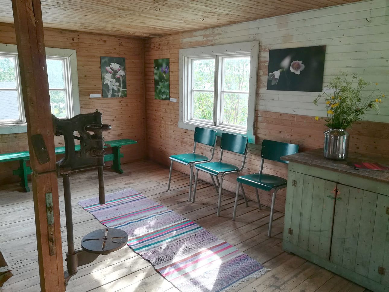 Myllyssä pidettiin kesän alussa Kaamoskameran pop-up näyttely.