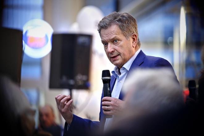 Kansa on ollut tyytyväinen presidentti Sauli Niinistöön. Hänen arvostuksensa on suurta myös maailmalla. Arkistokuva