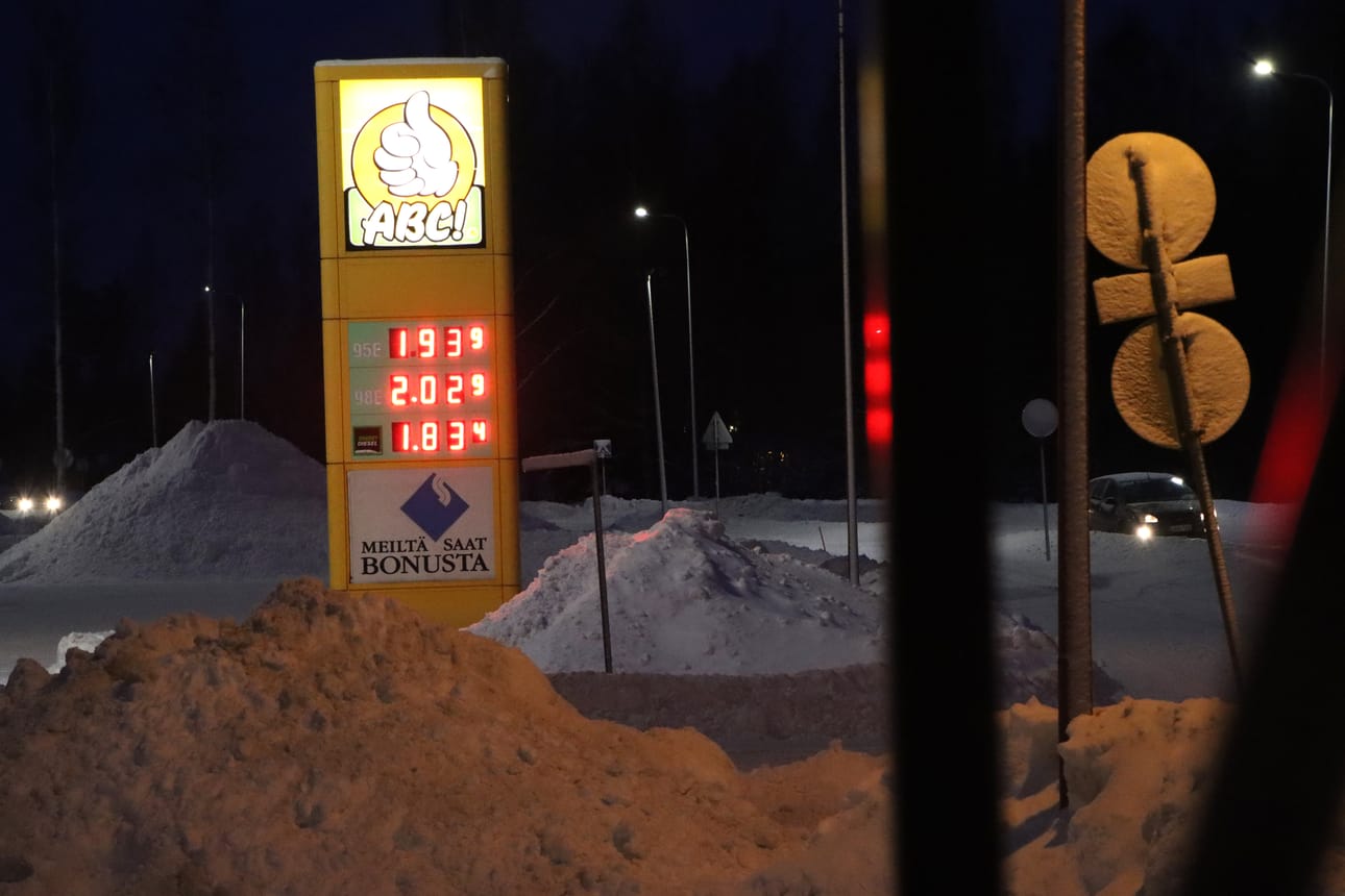 ABC:n kylmäaseman hintapylväs kertoi keskiviikkoaamuna 5.1.2022 karua kieltä.