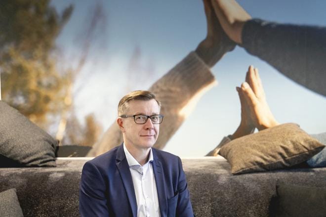 Toimitusjohtaja Olli Pirhosen mukaan yhtymä jatkaa kasvun tiellä. KUVA: JAAKKO ELENIUS