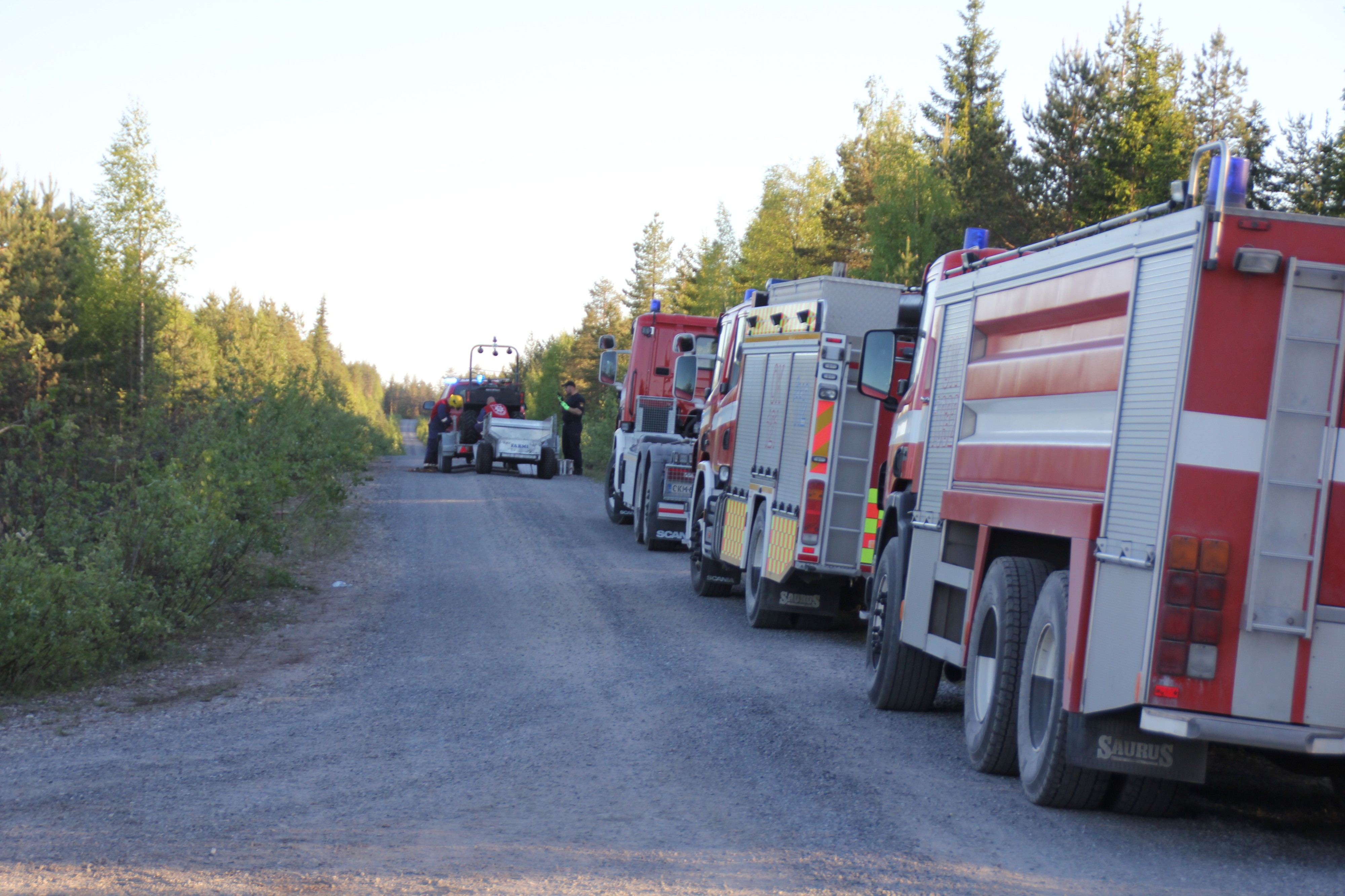 Palopaikalla oli sammutustöissä toistakymmentä pelastuslaitoksen yksikköä.