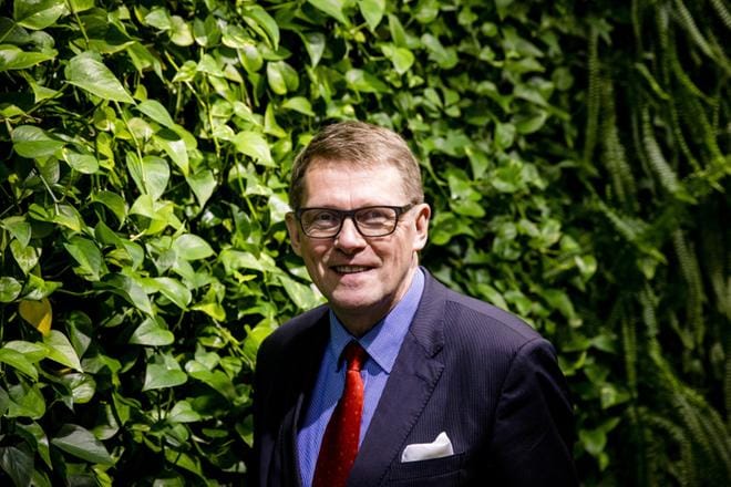 Keskustan presidenttiehdokas Matti Vanhanen. Kuva: Joel Maisalmi / arkisto