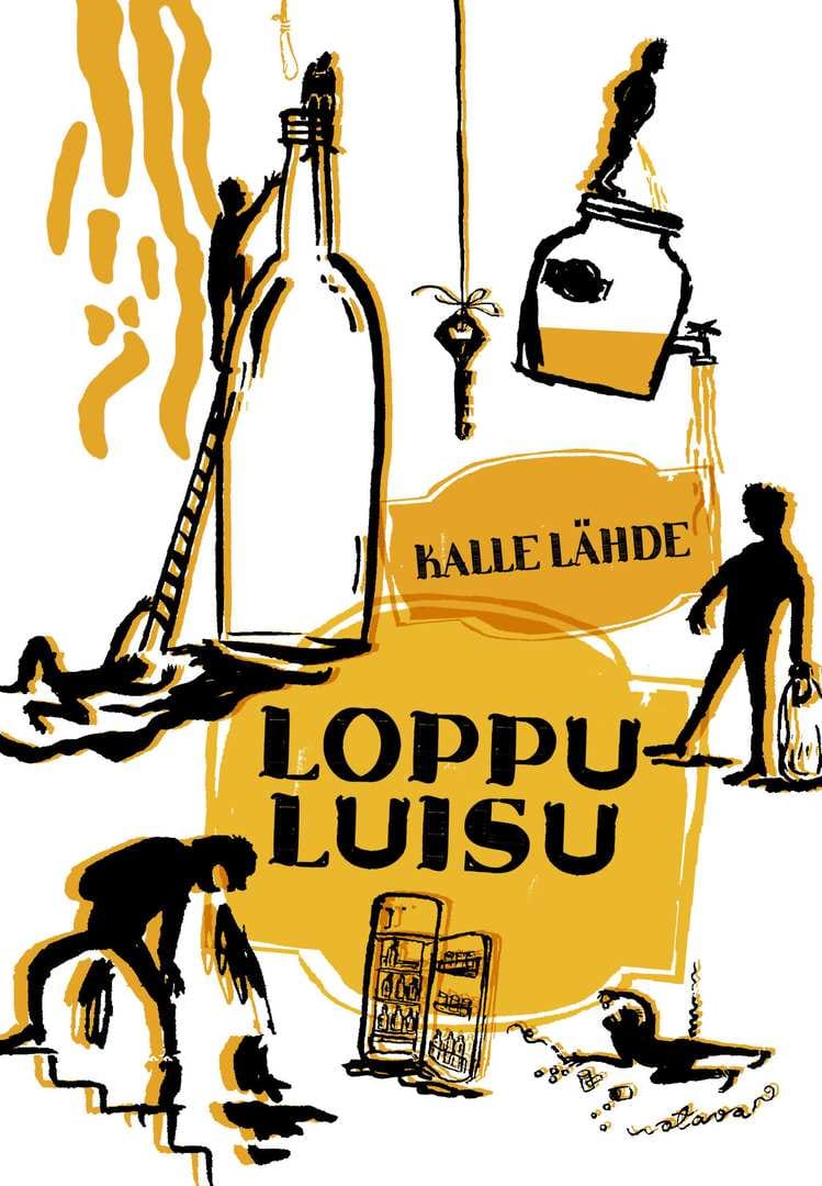 Lähde esittää kirjassaan Joonatanin suulla hyvän kysymyksen: Onko kohtalo omissa käsissäni vai hillittömän viinanhimon?