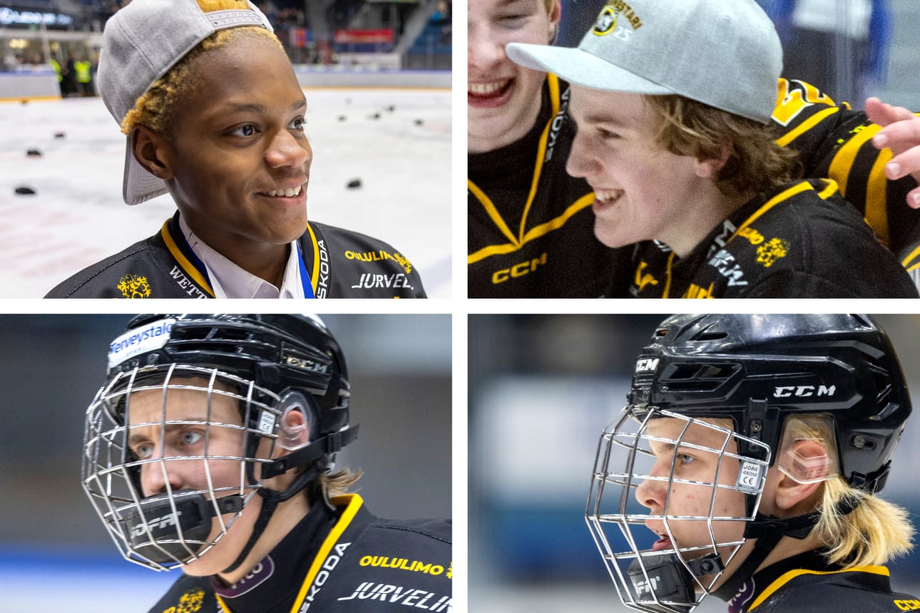 Niilo Jokinen (vas. ylhäällä) ja Eddie Wallin (oik. ylhäällä) kuuluvat Suomen kärkipelaajiin 2010 syntyneiden ikäluokassa. Olli Kylmälä (vas. alhaalla) ja Lenni Kokkonen ovat eturintamassa vuotta vanhemmassa ikäryhmässä.