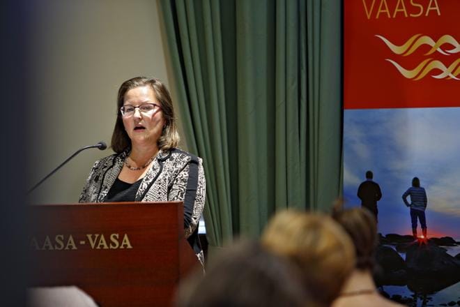 Vamkin hallituksen puheenjohtaja Christina Knookala uskoo, että naisia hakeutuu jatkossa yhä enemmän johtotehtäviin. ARKISTOKUVA: TOMI KOSONEN