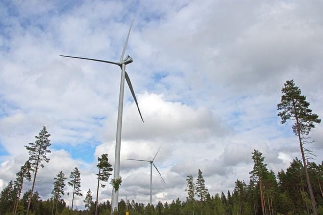 Tavoitteena on rakentaa yhteensä 34 tuulivoimalaa, joista 10 sijoittuisi Ähtärin alueelle ja 24 Soinin alueelle. Voimaloiden yksikköteho olisi 4-10 MW. ARKISTOKUVA