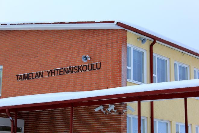 Taimelan koulu siirtyy etäopetukseen koronan takia. ARKISTOKUVA: JOHANNA KATAJA