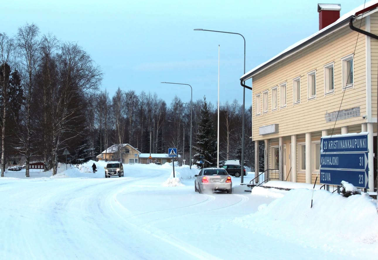Karijoen Kirkonkylää. Arkistokuva. Tauno Riihiluoma