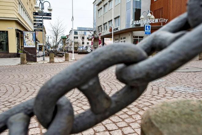 Ahvenanmaalaisia kehotettiin pysymään sisätiloissa Aapeli-myrskyn aikana. Arkistokuva. KUVA: Jane Iltanen