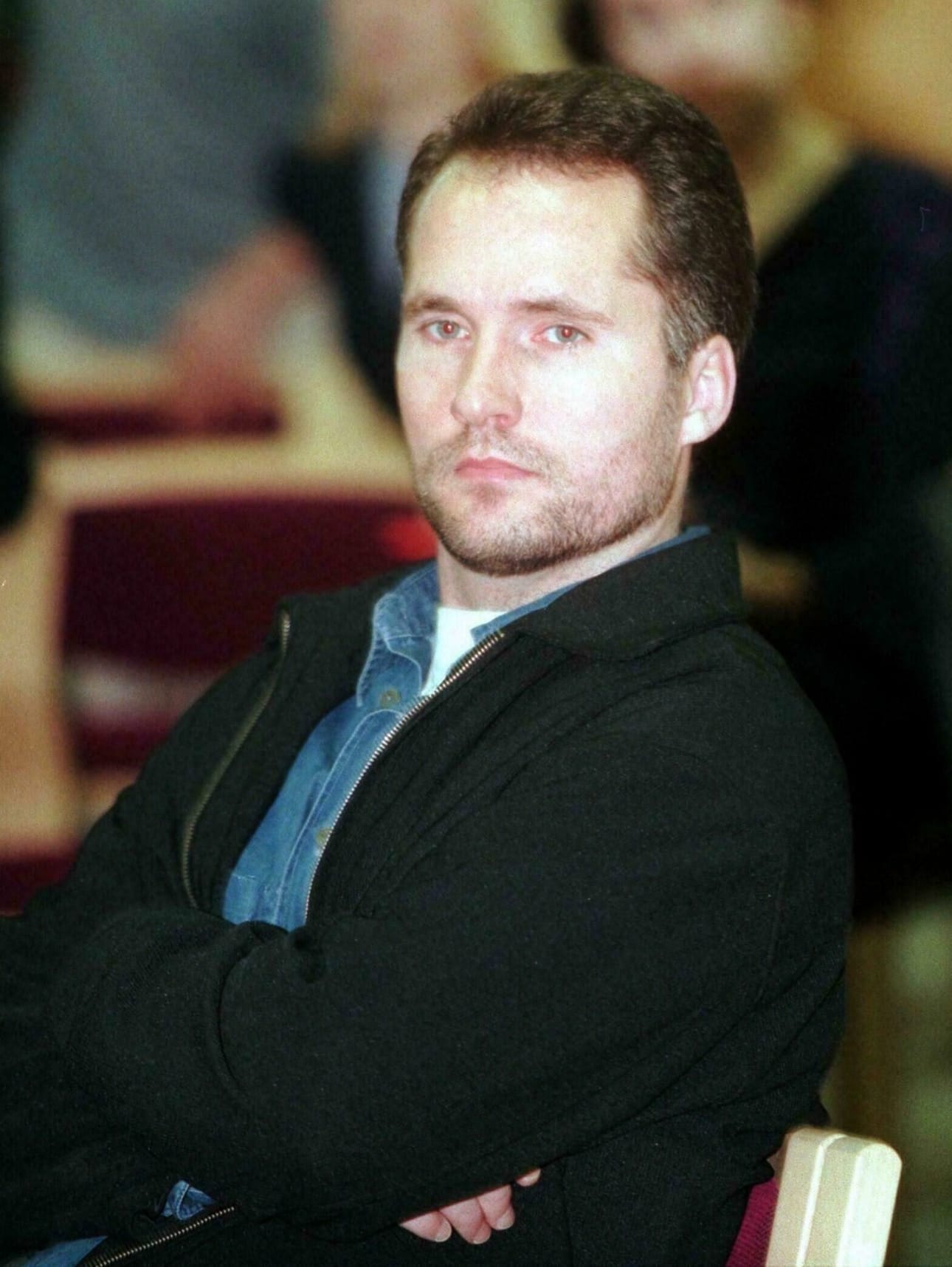 Kuvassa Steen Christensen käräjäoikeuden istunnossa vuonna 1998. LEHTIKUVA / ARKISTO / Matti Björkman