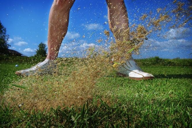 Liikunta ja terveys -tapahtumassa voi tutustua golfiin ja siinä tarvittaviin välineisiin. Arkistokuva