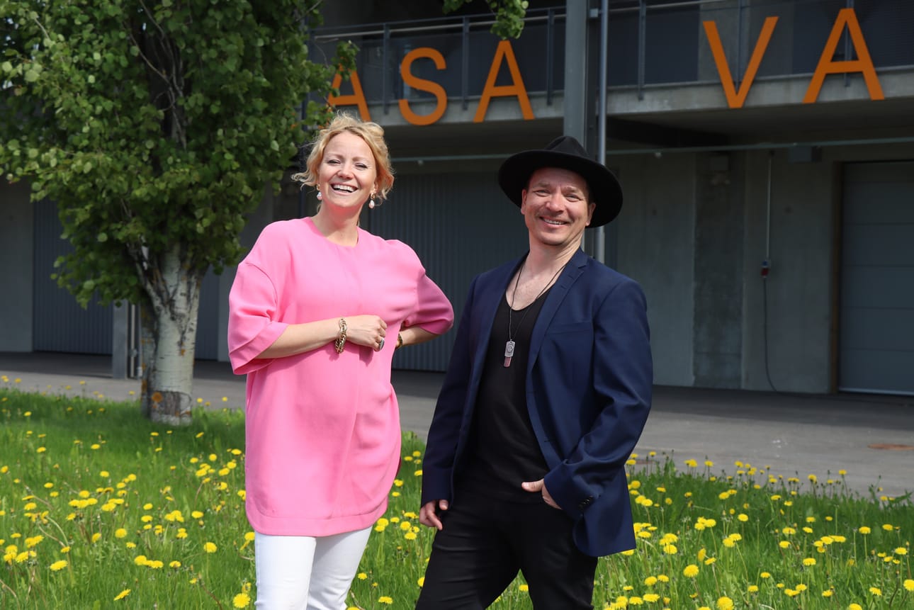 Jannica Granbacka ja Fredrik Furu päättivät yhdistää Vaasa Runin ja Kvarkenfestin.